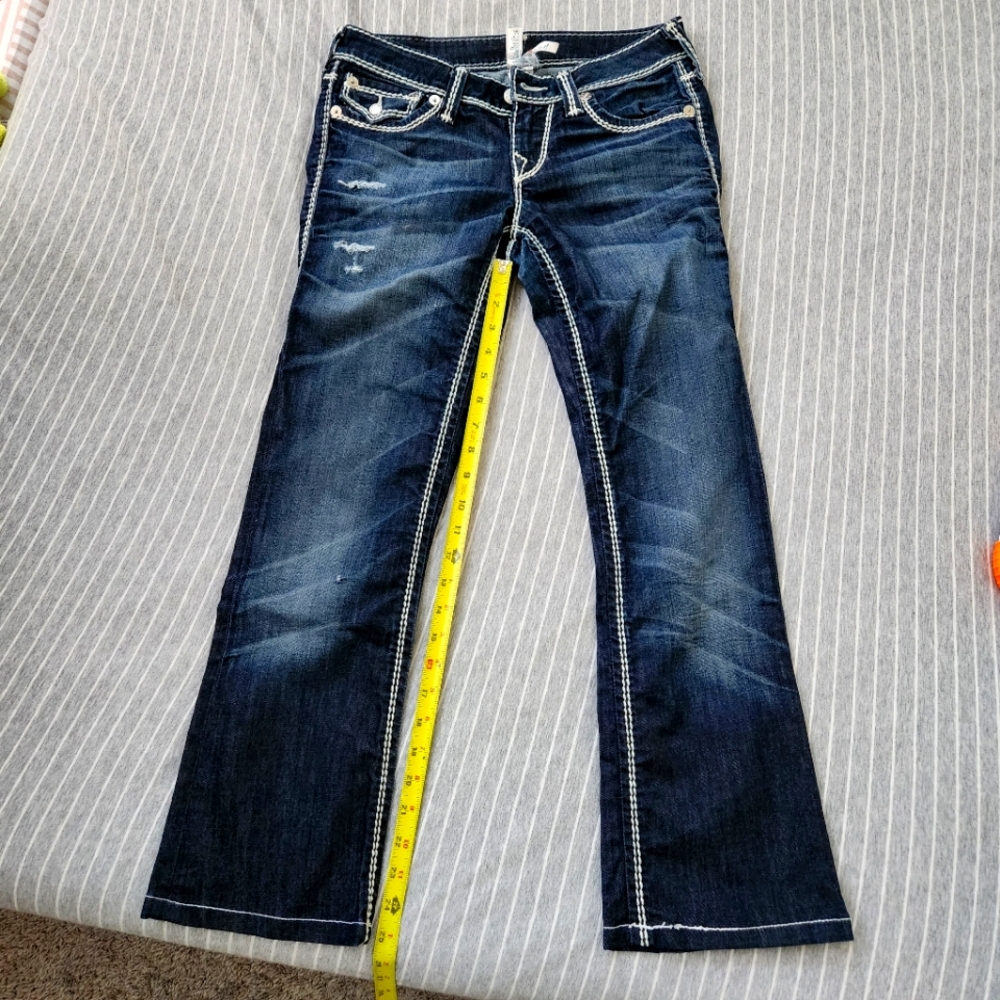True Religion Nat Mega T Bootcut Jeans WLH564EY4 size 27
